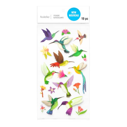 Glitter Hummingbirds Dimensional Stickers by Recollections™